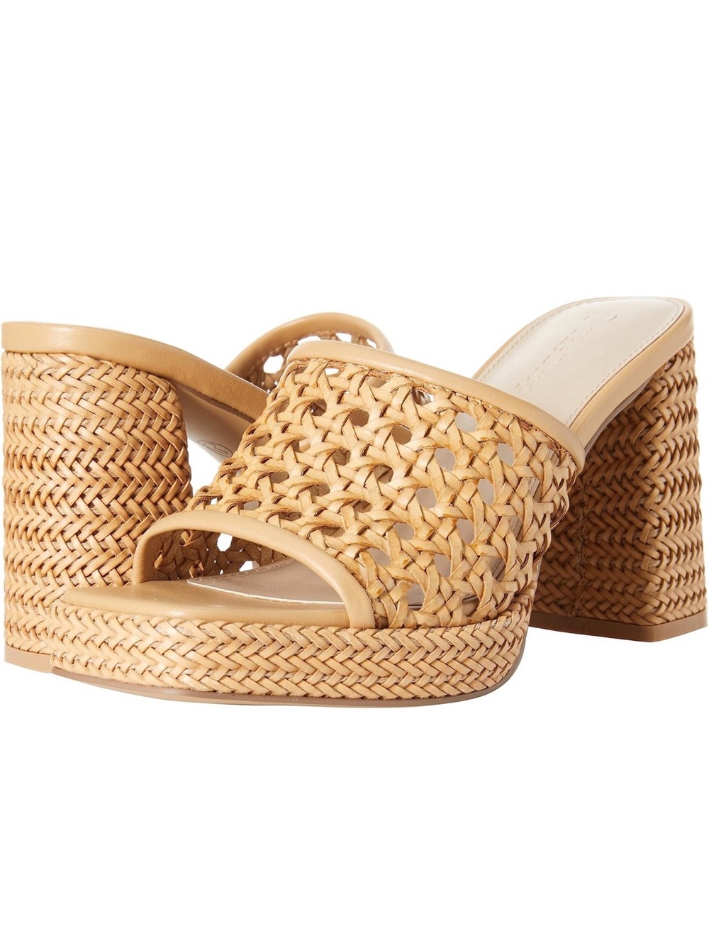 The Drop Woven Platform Sandals 8 NIB